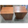 Image 2 : PAIR OF TEAK ENDTABLES