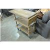 Image 2 : OAK THREE TIER TROLLEY