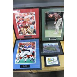 LOT OF 5 SPORT PICTURES