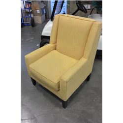 YELLOW STYLUS ACCENT CHAIR