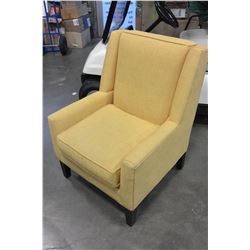 YELLOW STYLUS ACCENT CHAIR