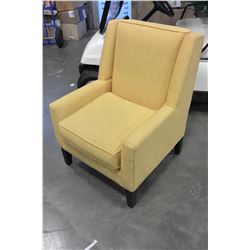 YELLOW STYLUS ACCENT CHAIR