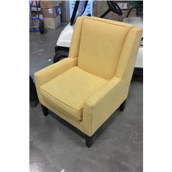 YELLOW STYLUS ACCENT CHAIR