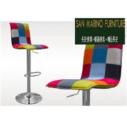 NEW PAIR OF ALBUM DESIGNER BAR STOOLS, ADJUSTABLE HEIGHT, RETAIL $149 EACH