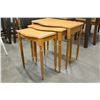Image 2 : SET OF 3 NESTING TABLES