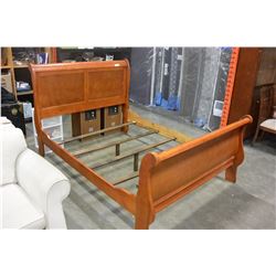 MAPLE QUEEN SIZE SLEIGH BED