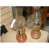 Image 2 : TWO VINTAGE WALL MOUNT OIL LAMPS WITH REFLECTORS