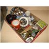 Image 2 : TRAY OF EASTERN FIGURES, COLLECTIBLES, AND ESTATE GOODS