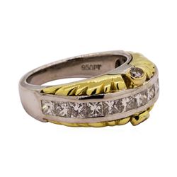 2.00 ctw Diamond Ring - 18KT Yellow Gold and Platinum