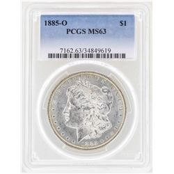 1885-O $1 Morgan Silver Dollar Coin PCGS MS63