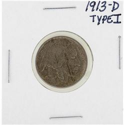 1913-D TYPE I Buffalo Nickel Coin