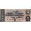 Image 1 : 1864 $5 Confederate States of America Note