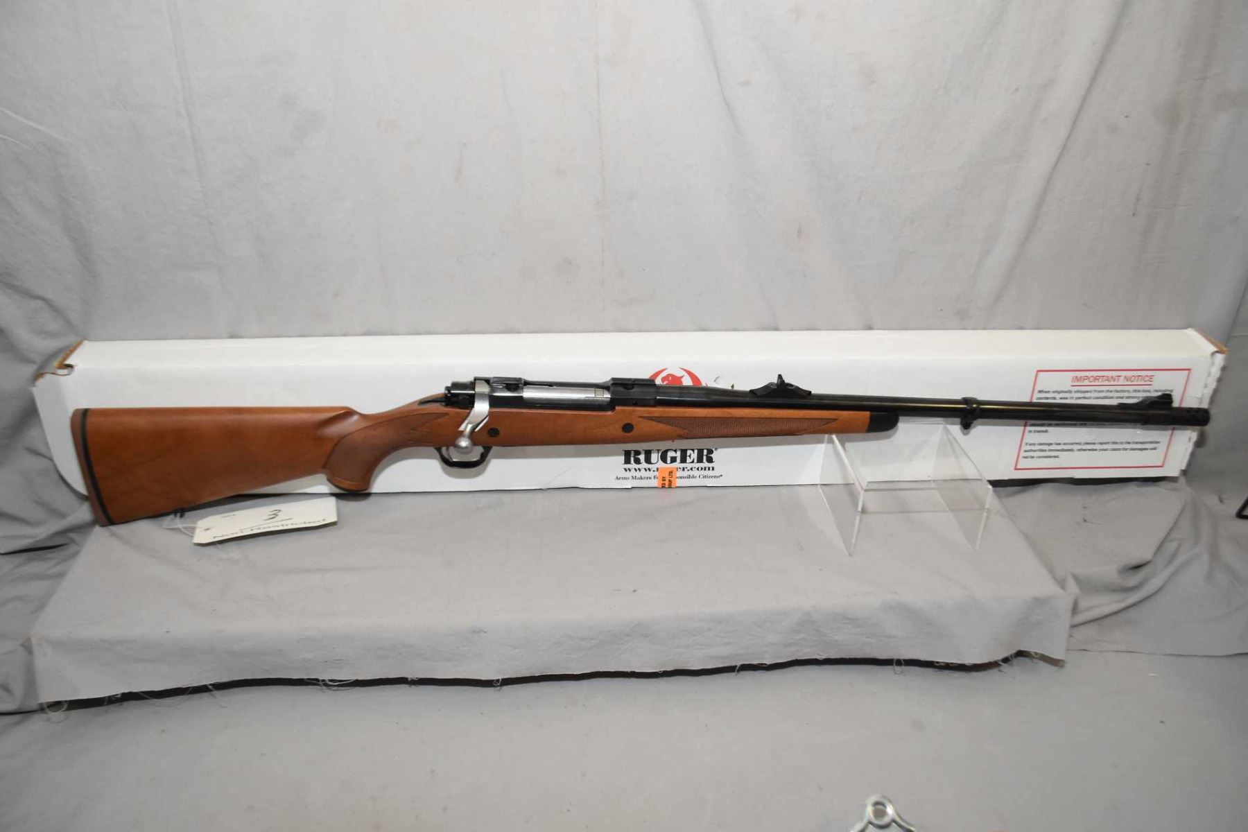 Ruger Model M77 Hawkeye African .375 Ruger Cal Bolt Action Rifle w/ 22 ...