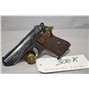 Image 2 : Prohib 12 - 6 Walther Model PPK 7.65 MM Cal 7 Shot Semi Auto Pistol w/ 83 mm bbl [ appears excellent