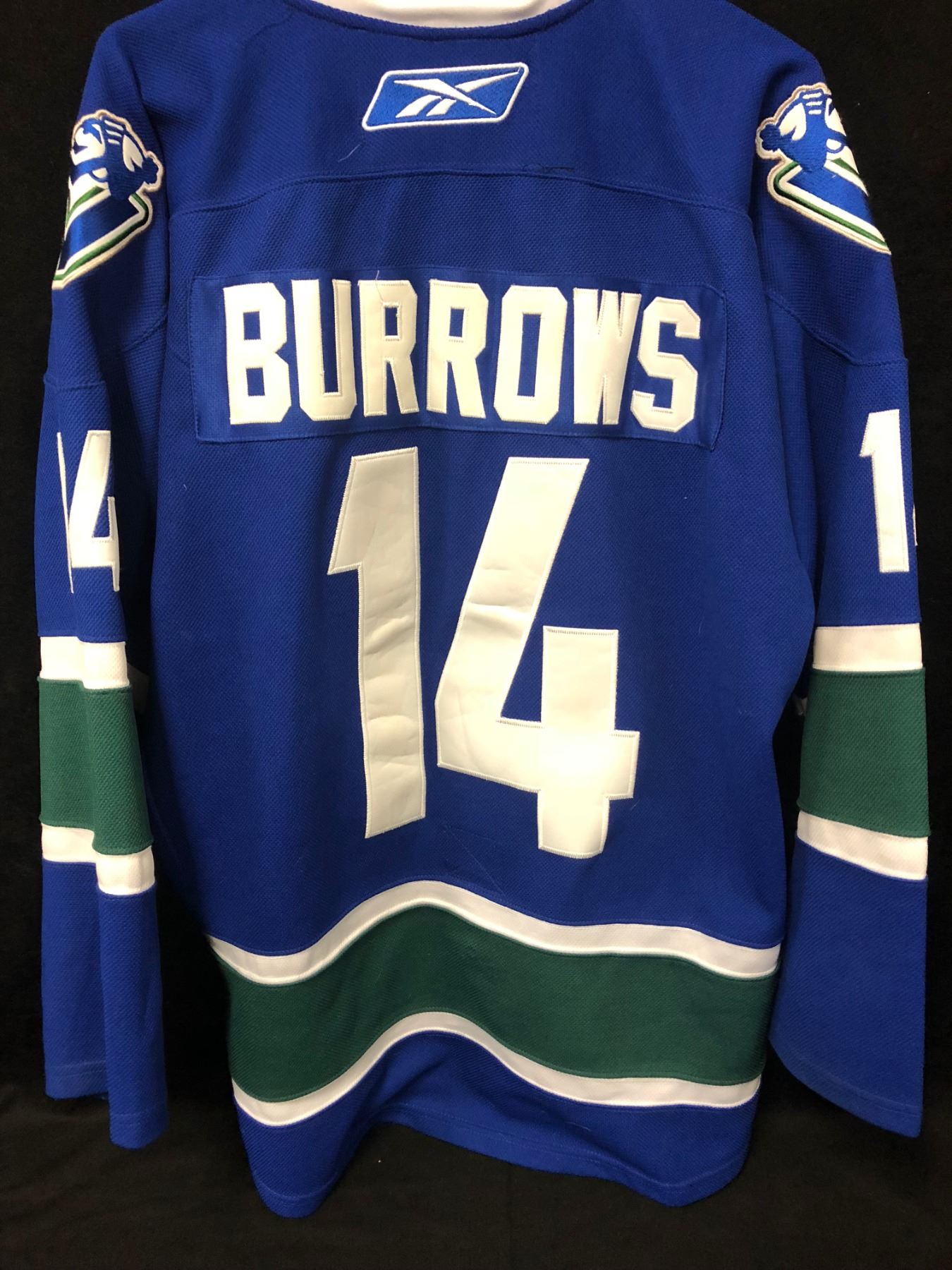 alex burrows jersey
