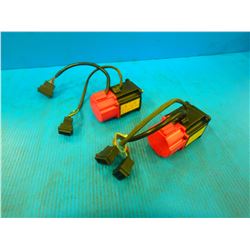 (2) FANUC A06B-0113-B078 SERVO MOTORS