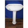 Pedestal Bathroom Sink - White - Must Pick Up