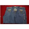 Image 1 : Carpenter Denim Jeans - Good Quality - Relaxed Fit ** Size 32 Waist/30 Leg - 3 prs (One Money)
