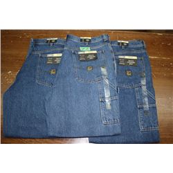 Carpenter Denim Jeans - Good Quality - Relaxed Fit ** Size 38 Waist/32 Leg - 3 prs (One Money)