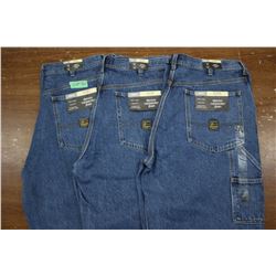 Carpenter Denim Jeans - Good Quality - Relaxed Fit ** Size 36 Waist/32 Leg - 3 prs (One Money)