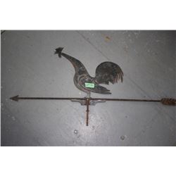 Weather Vane Rooster Topper