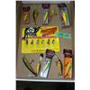 Flat of Rapala, Purple Martin Spinners & Crank Bait Lures