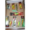 Flat of Rapala Crank Bait & Len Thompson Spoon Lures