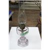 Image 1 : Clear Glass Oil Lamp - Has turned Purple (Font & Base)