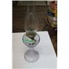 Image 1 : Clear Glass Oil Lamp - Has turned Purple (Font & Base)