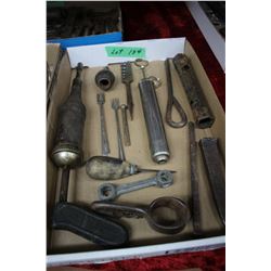 Flat of Assorted Tools & Spike