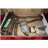 Image 1 : Antique Cast Iron Pump??; Sheep Shears & Vulcanizing Patch Kit