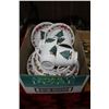 Box of Christmas Dishes