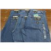 Image 1 : Carpenter Denim Jeans - Good Quality - Relaxed Fit ** Size 36 Waist/32 Leg - 3 prs (One Money)