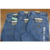 Image 1 : Carpenter Denim Jeans - Good Quality - Relaxed Fit ** Size 38 Waist/32 Leg - 3 prs (One Money)