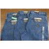 Image 1 : Carpenter Denim Jeans - Good Quality - Relaxed Fit ** Size 38 Waist/32 Leg - 3 prs (One Money)