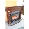 Image 2 : Mahogany Coloured Cabinet Fireplace - Nice Condition