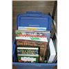 Image 1 : Small Tote w/9 Books (Cdn Railroads, Tree Stand Hunting,Wilderness 1st Aid,etc.)