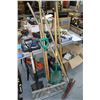2 Garden Rakes,3 Shovels,2 Hose, Lawn Edger & Splitting Axe (Pick up)
