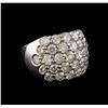 Image 1 : 14KT White Gold 3.64 ctw Diamond Ring