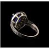 Image 3 : 14KT White Gold 3.04 ctw Tanzanite and Diamond Ring