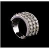 Image 4 : 14KT White Gold 2.59 ctw Diamond Ring