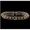 Image 1 : 14KT Yellow Gold 2.23 ctw Diamond Tennis Bracelet