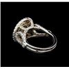 Image 3 : 14KT White Gold 1.48 ctw Diamond Ring