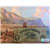 Image 3 : (70)-Rare - 1860's Virginia TREASURY Note $1.00 Hand Signed - Over 150 Years Old