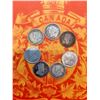 Image 3 : (95)-Lot of 7 Silver Five Cents