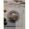 Image 2 : (181)-1949  Silver Dollar with Stamps