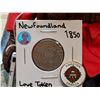 Image 1 : (187)-1850 Newfoundland 20 Cents