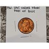 Image 2 : (310)-1961 One Cent, Spot Under Front