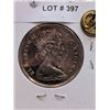 Image 2 : (397)- 1967 Silver Fifty Cents + Pin