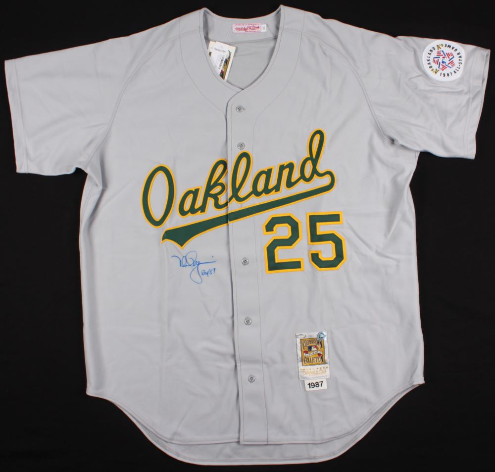 mark mcgwire autographed jersey
